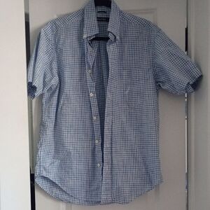 Nautica Light Blue Gingham Men's Shirt